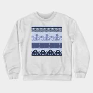 Elegant blue china II Crewneck Sweatshirt